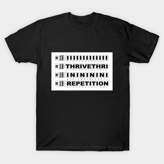 Drummer Mantra No. 1 T-Shirt by Mr. 808